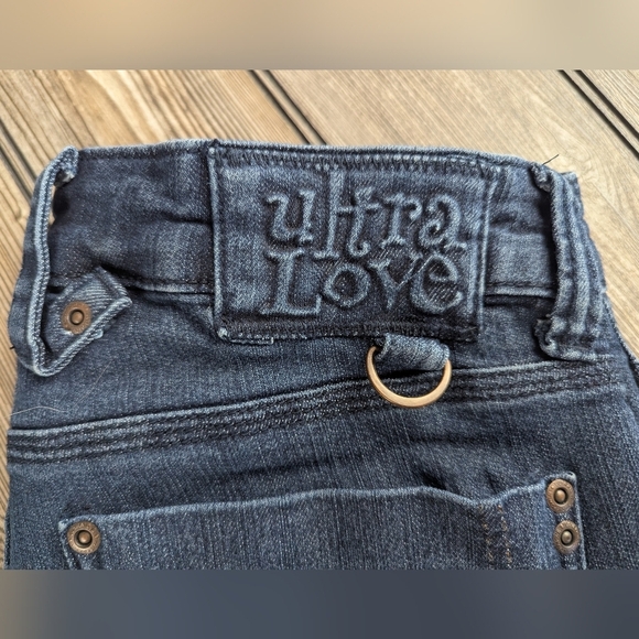Ultra Love Size 7 Super Flare Dark Wash - Picture 6 of 16